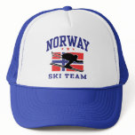 Norge skidar laget mesh kepsar
