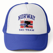 Norge skidar laget mesh kepsar