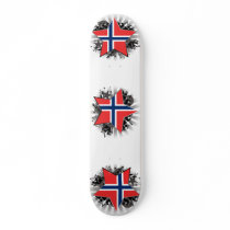 Norge stjärna anpassningsbara skateboard