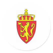 Norge vapensköld klistermärken