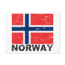 Norge vintageflagga