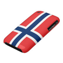 Norgeflagga Case-Mate iPhone 3 Fodraler