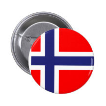 Norgeflagga Knappar Med Nål