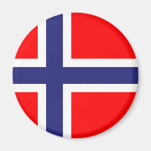 Norgeflagga Kylskåpmagneter