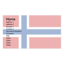 Norgeflagga Visitkort