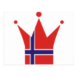 Norgeflagga Vykort