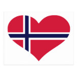 Norgeflagga Vykort