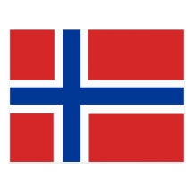 Norgeflagga Vykort