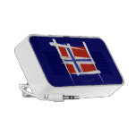 Norgen borstar flagga mp3 högtalarsystem