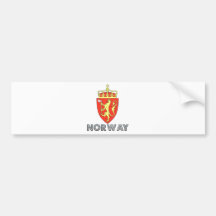 Norgevapensköld Bildekal