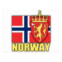 Norgevapensköld Vykort
