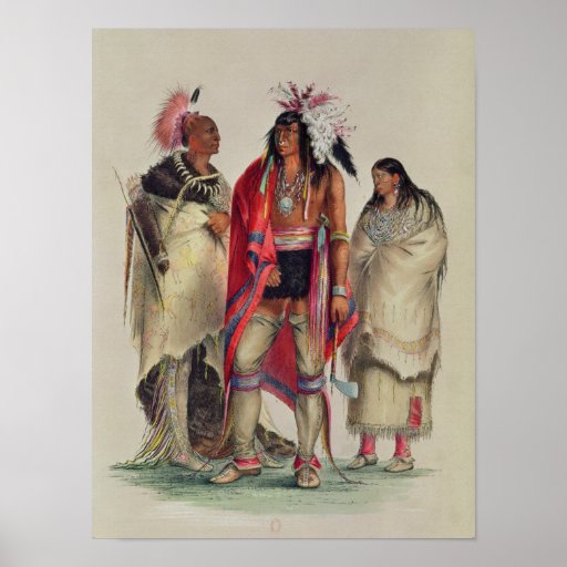 Norr - indianer, c.1832 affischer