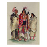 Norr - indianer, c.1832 vykort