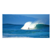 Norr kustsurfa Hawaii Foto Kort