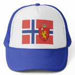 Norrmannen sjunker hatten/det Norge vapenlocket Keps