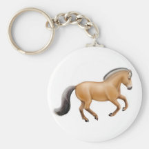Norsk Fjordhäst Keychain Nyckelringar