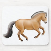 Norsk Fjordhäst Mousepad Musmattor