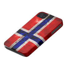 Norsk flagga iPhone 4 Case-Mate skal