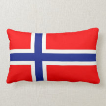 Norsk flagga kudde
