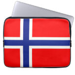 Norsk flagga laptopskydd fodral