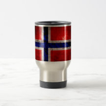 Norsk flagga mugg