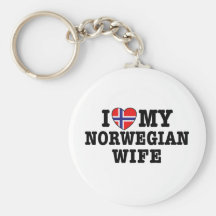 Norsk fru nyckel ring
