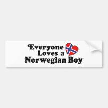 Norsk pojke bildekaler