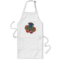 Norsk Rosemaling tulpan Förkläden
