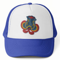 Norsk Rosemaling tulpan Trucker Keps