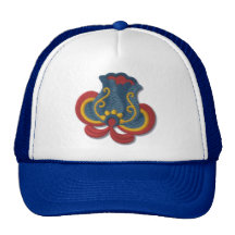 Norsk Rosemaling tulpan Trucker Keps