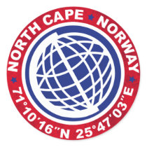 NORTH CAPE SPECIAL NORWAY PEGATINA