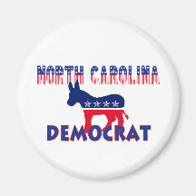 North Carolina demokrat Magneter För Kylskåp