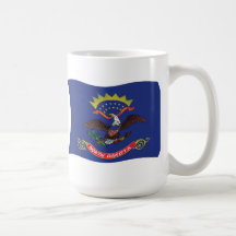 North Dakota flaggamugg