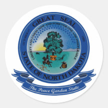 North Dakota förseglar Klistermärke
