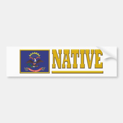 North Dakota inföding Bildekaler