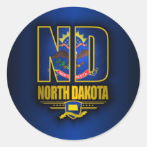 North Dakota (ND) Klistermärken