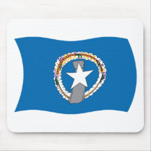 Northern Mariana Islands flagga Mousepad Mus Mattor