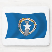 Northern Mariana Islands flagga Mousepad Musmattor