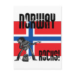 Norway Rocks Postcard
