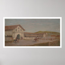 Nötkreaturdrös på beskickningen Dolores, Calif. (1 Print