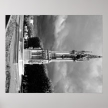 Notre Dame i B/W Posters