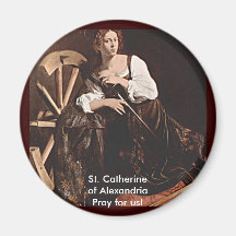Nov 26 St. Catherine av Alexandria Magneter För Kylskåp
