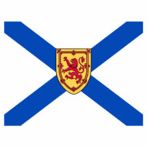 Nova Scotia (historiska 3 vid förhållande 4) flagg Acrylic Cut Outs