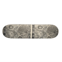 Novatotiusterrarum, 1606 antika världskarta skateboard