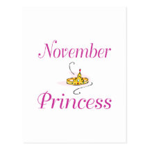 November Princess Vykort
