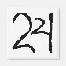 Number24 Magneter För Kylskåp