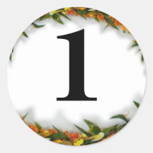 Numrera 1 hawaiiboLeiklistermärke