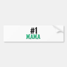 Numrera 1 mamma bildekaler