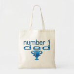 Numrera 1 pappa tote bags