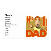 Numrera en pappa visitkort